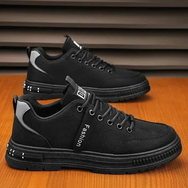 Men's shoes 2024 new spring and autumn season breathable versatile casual trendy shoes men's work lightweight sports board shoes - Gambar 2